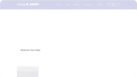 Closing Credit - case section scheme