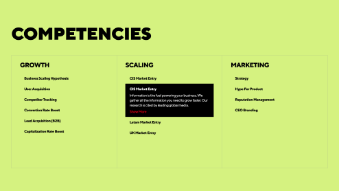 screenshot of the web page bdc
